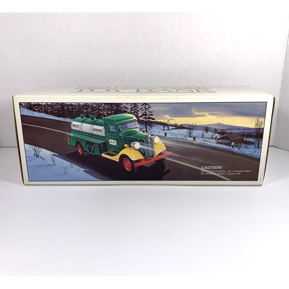 Vintage 1984 1st‎ Hess Truck Toy  Bank - Oil Tanker - NEW In Original Box - RARE